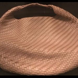 NWOT Deux Lux tan weave purse ! Retails $120